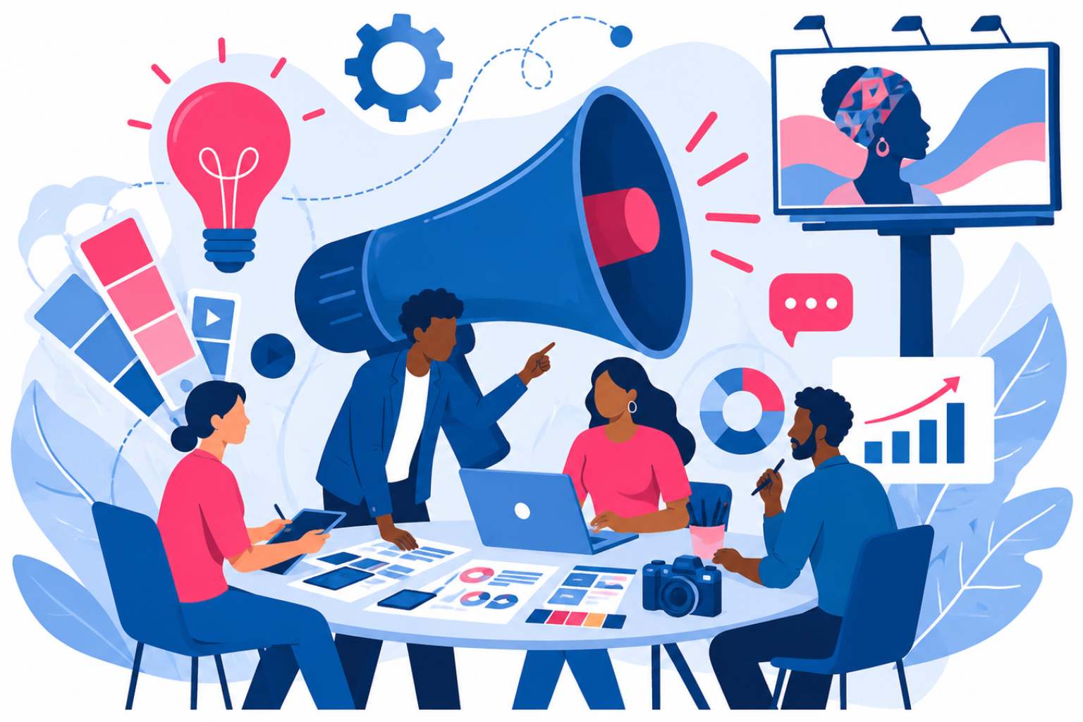 Communication Agency illustration